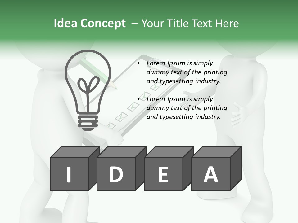 Symbol Thinking Test PowerPoint Template