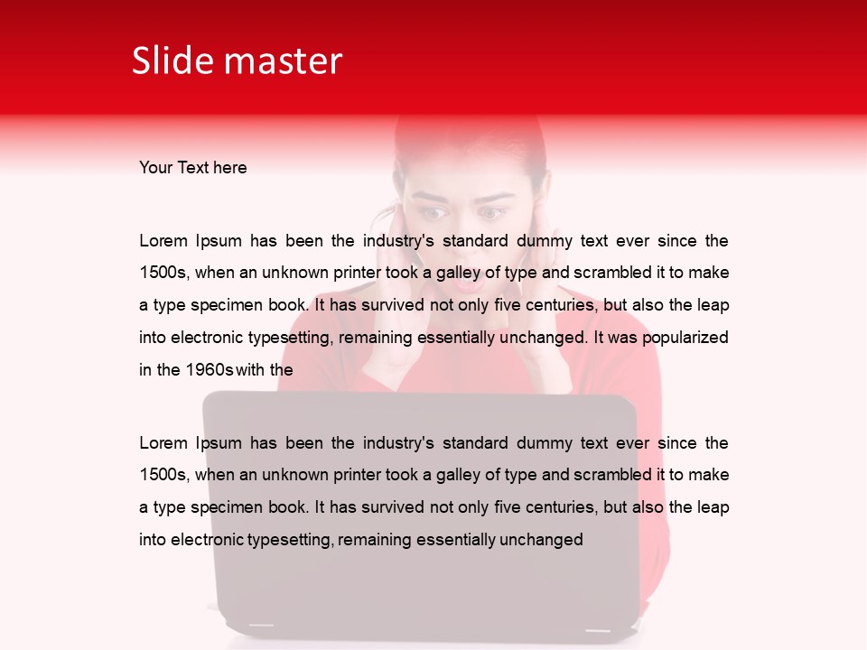 Hair Disgusted Pretty PowerPoint Template