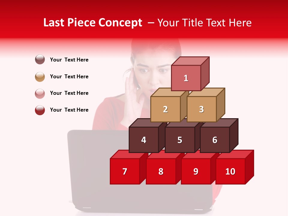 Hair Disgusted Pretty PowerPoint Template