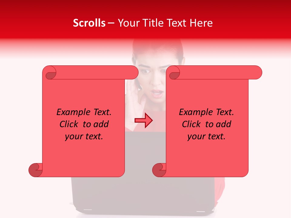 Hair Disgusted Pretty PowerPoint Template