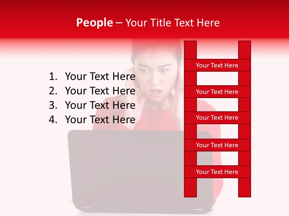 Hair Disgusted Pretty PowerPoint Template