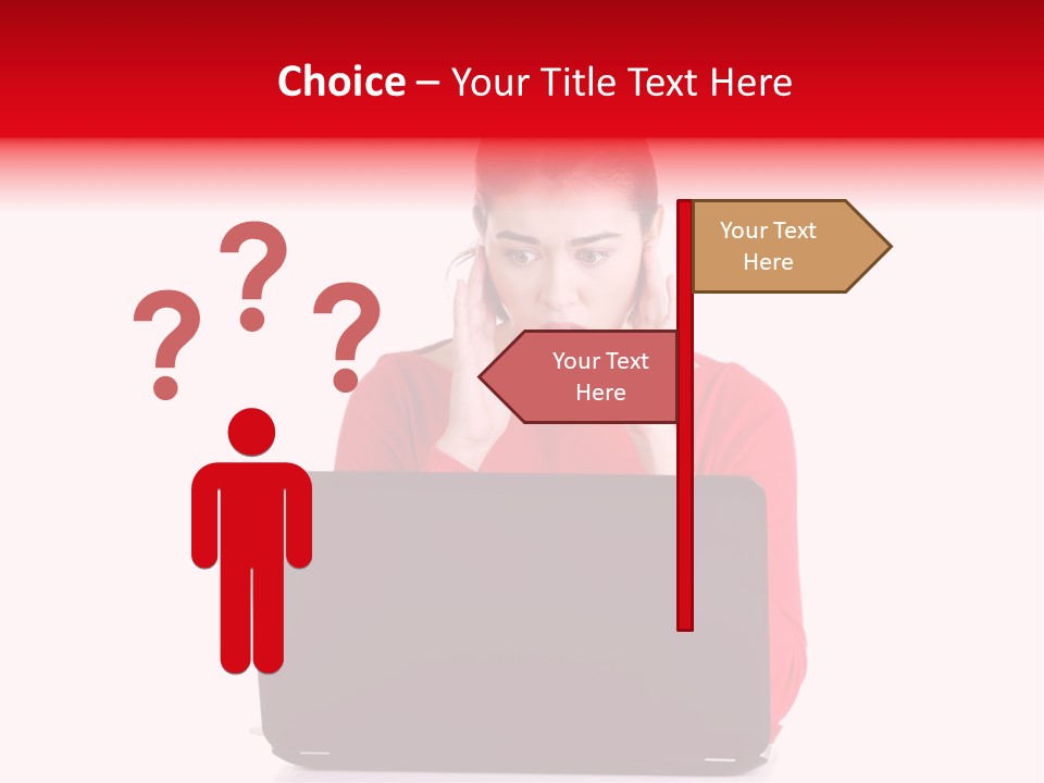 Hair Disgusted Pretty PowerPoint Template