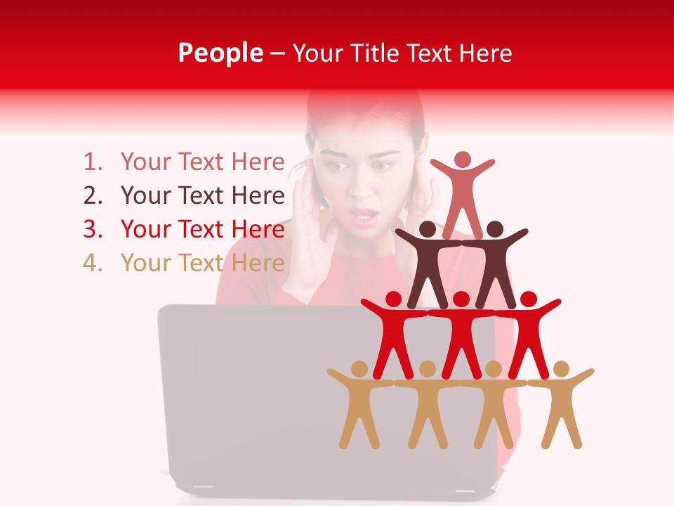 Hair Disgusted Pretty PowerPoint Template