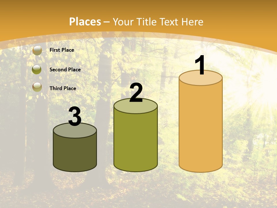 Backlit Set Wooden PowerPoint Template