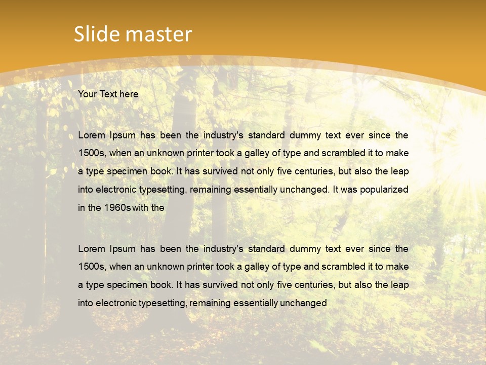 Backlit Set Wooden PowerPoint Template