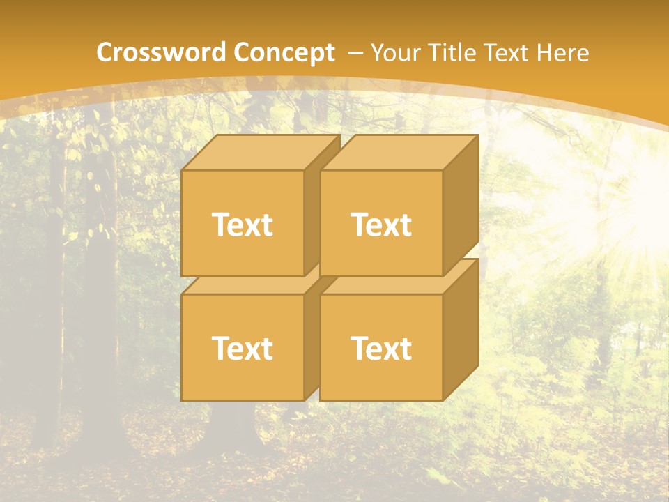 Backlit Set Wooden PowerPoint Template