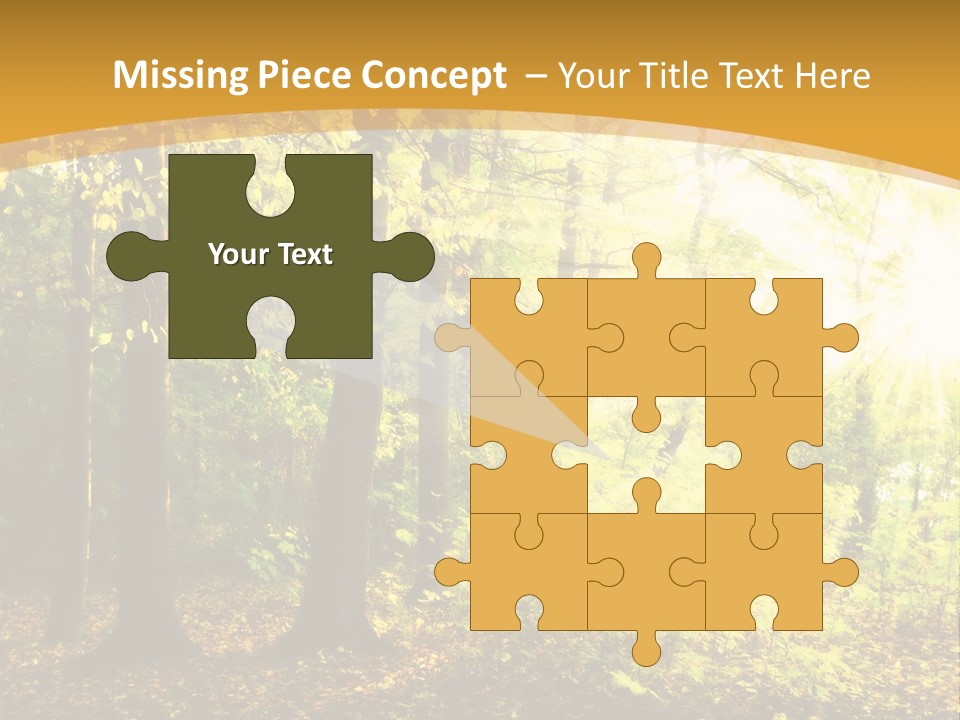 Backlit Set Wooden PowerPoint Template