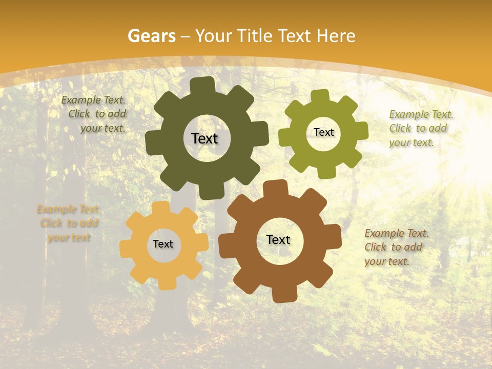 Backlit Set Wooden PowerPoint Template