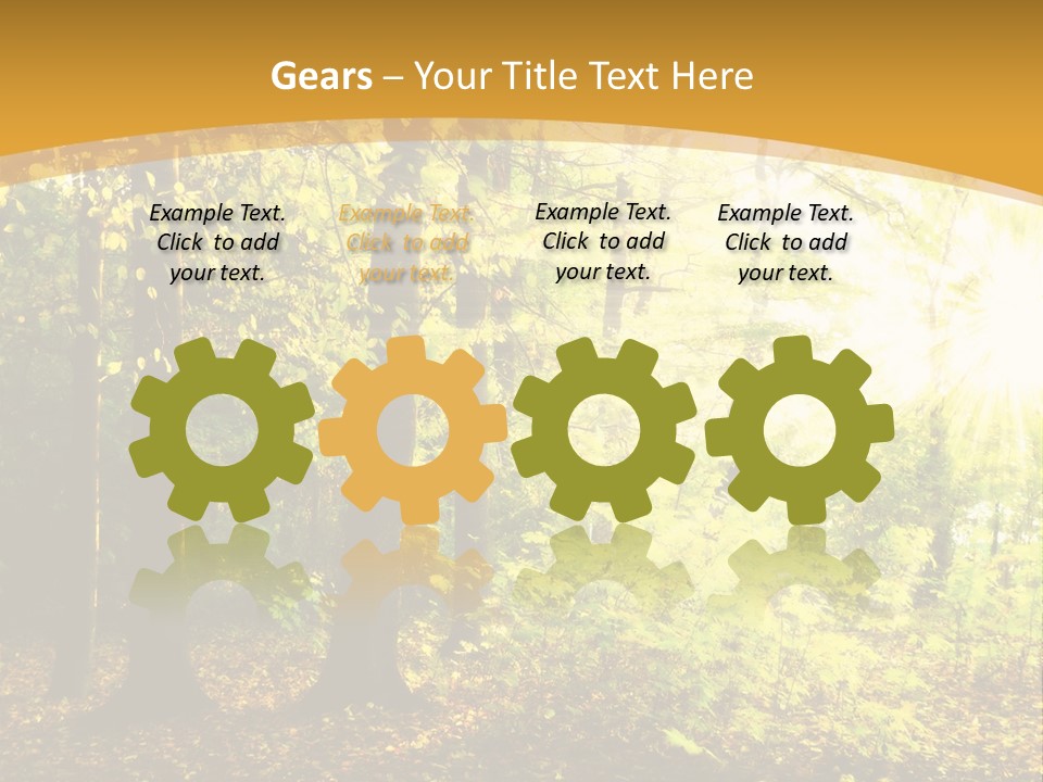 Backlit Set Wooden PowerPoint Template