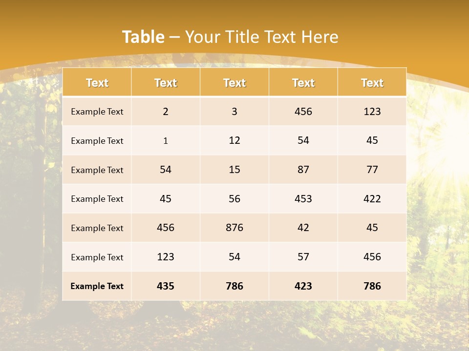 Backlit Set Wooden PowerPoint Template