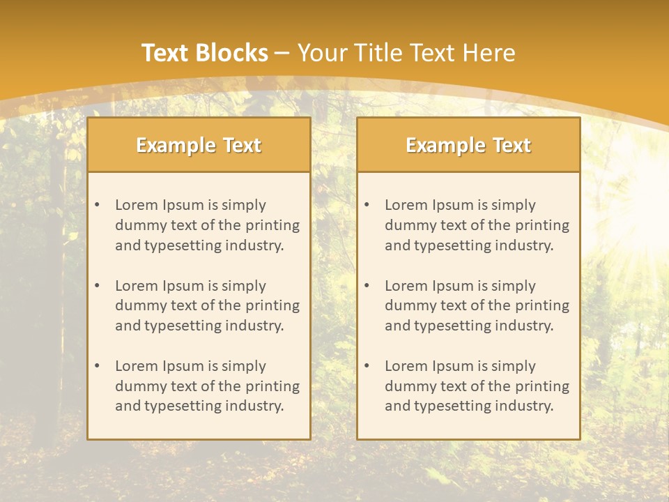 Backlit Set Wooden PowerPoint Template