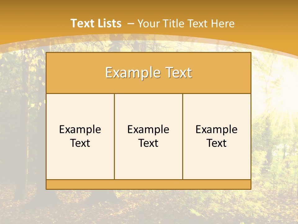 Backlit Set Wooden PowerPoint Template