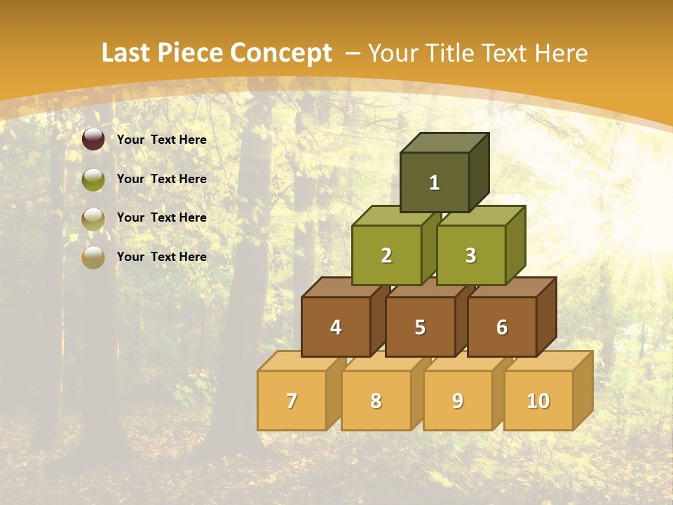 Backlit Set Wooden PowerPoint Template