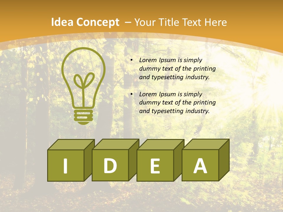 Backlit Set Wooden PowerPoint Template