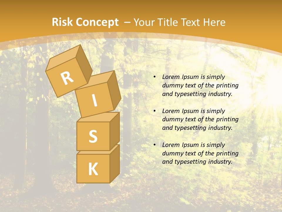 Backlit Set Wooden PowerPoint Template