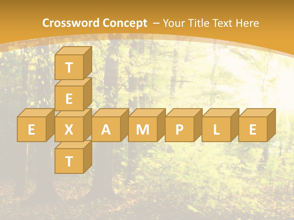 Backlit Set Wooden PowerPoint Template