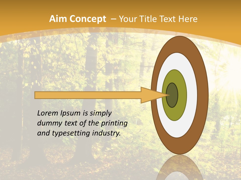 Backlit Set Wooden PowerPoint Template