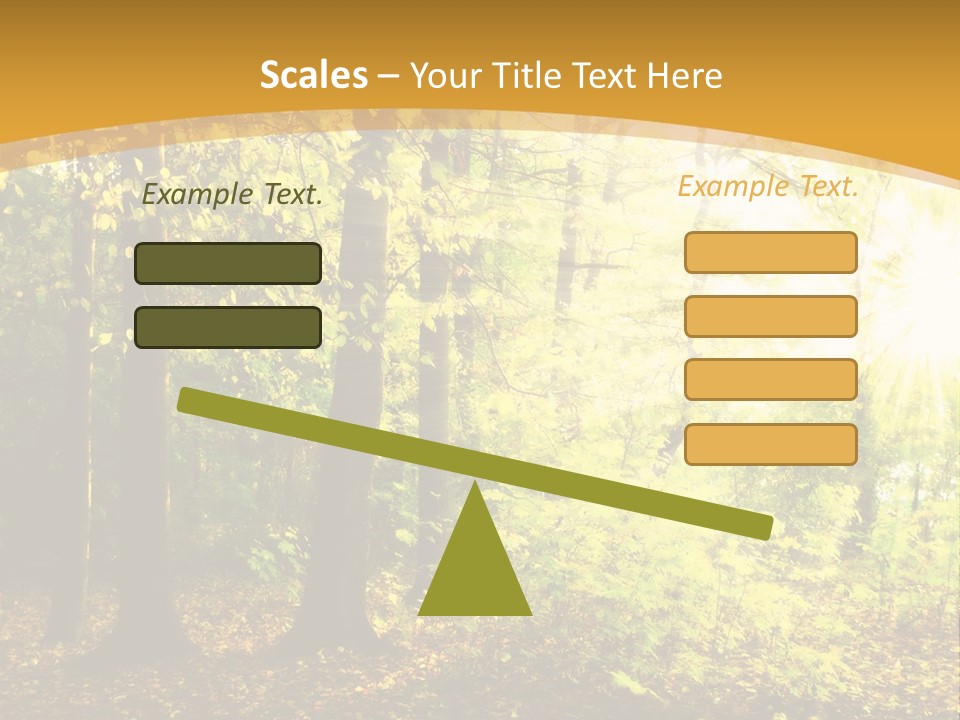 Backlit Set Wooden PowerPoint Template