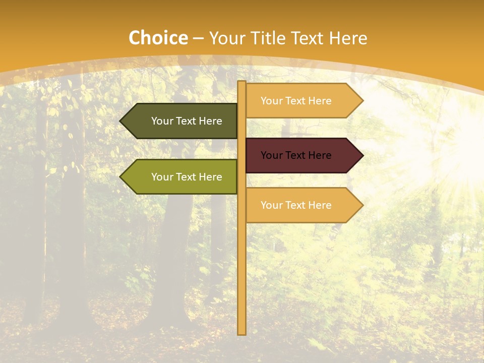 Backlit Set Wooden PowerPoint Template