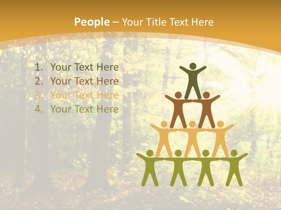 Backlit Set Wooden PowerPoint Template