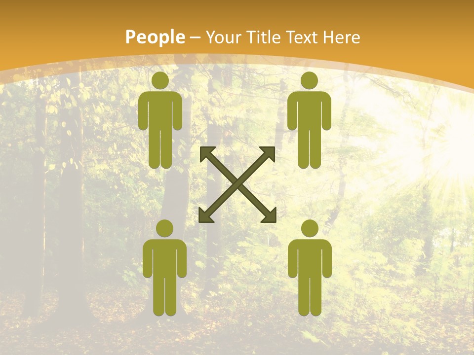 Backlit Set Wooden PowerPoint Template