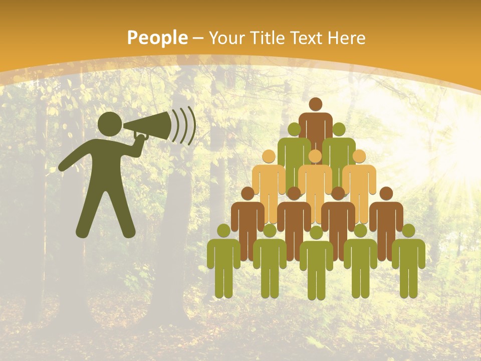 Backlit Set Wooden PowerPoint Template