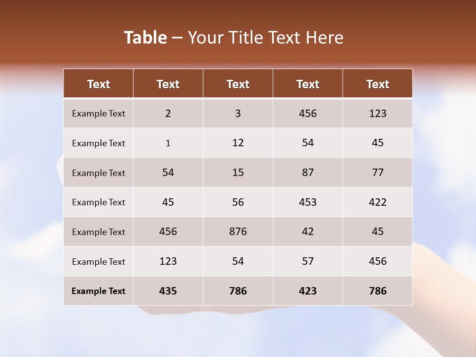 Sun Safeness Buy PowerPoint Template