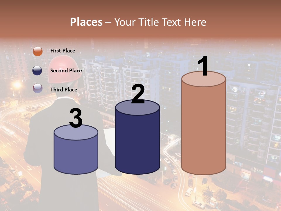 Structure Urban Worker PowerPoint Template