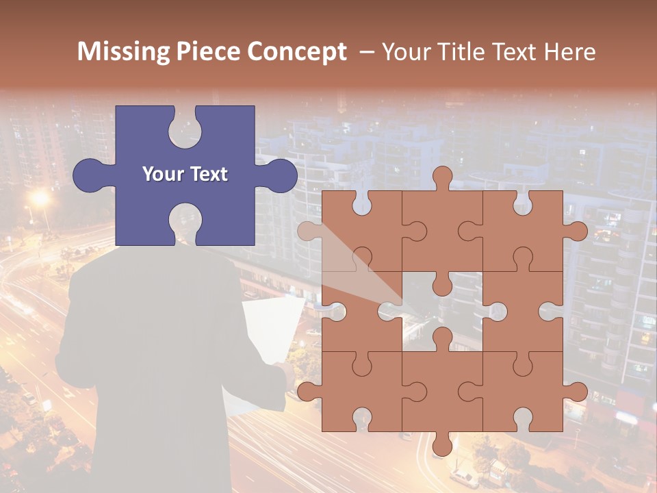 Structure Urban Worker PowerPoint Template