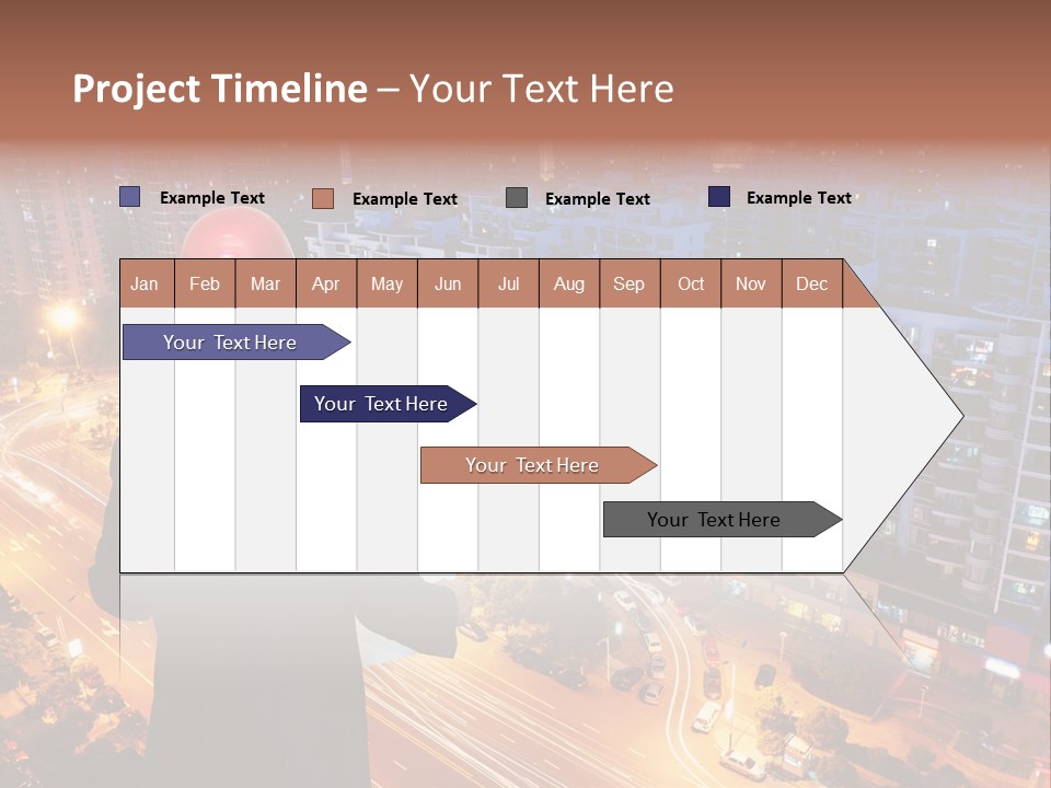 Structure Urban Worker PowerPoint Template