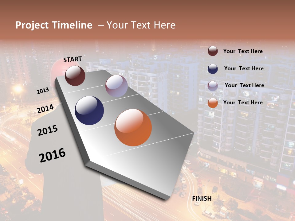 Structure Urban Worker PowerPoint Template