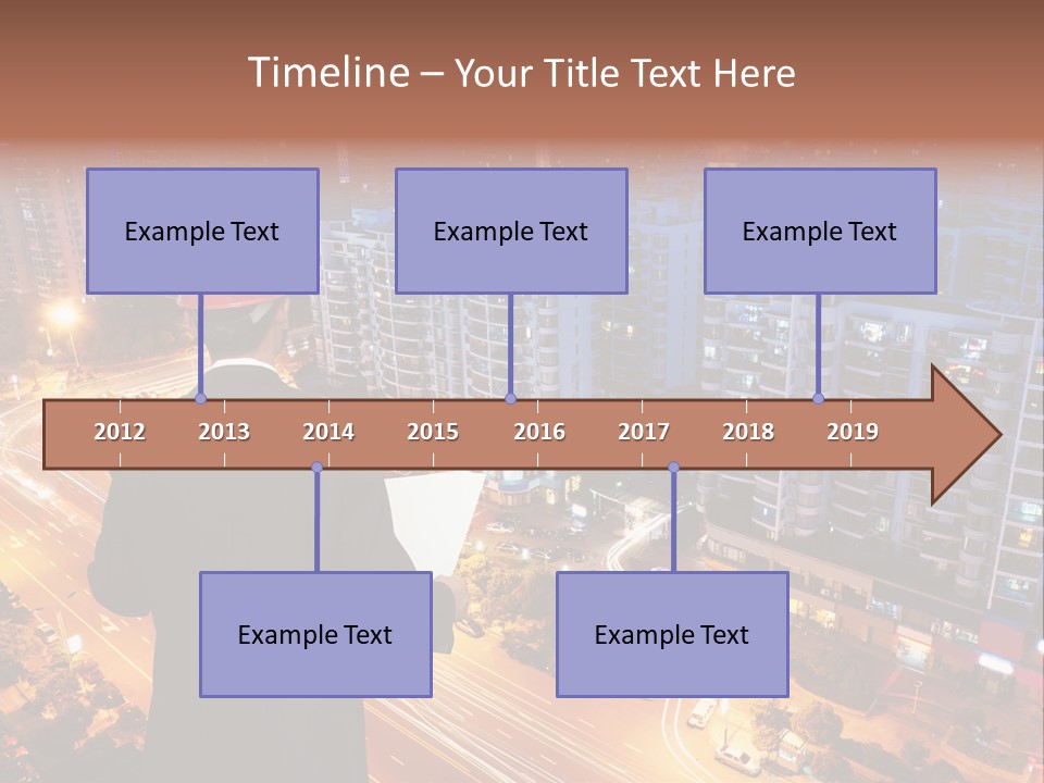 Structure Urban Worker PowerPoint Template
