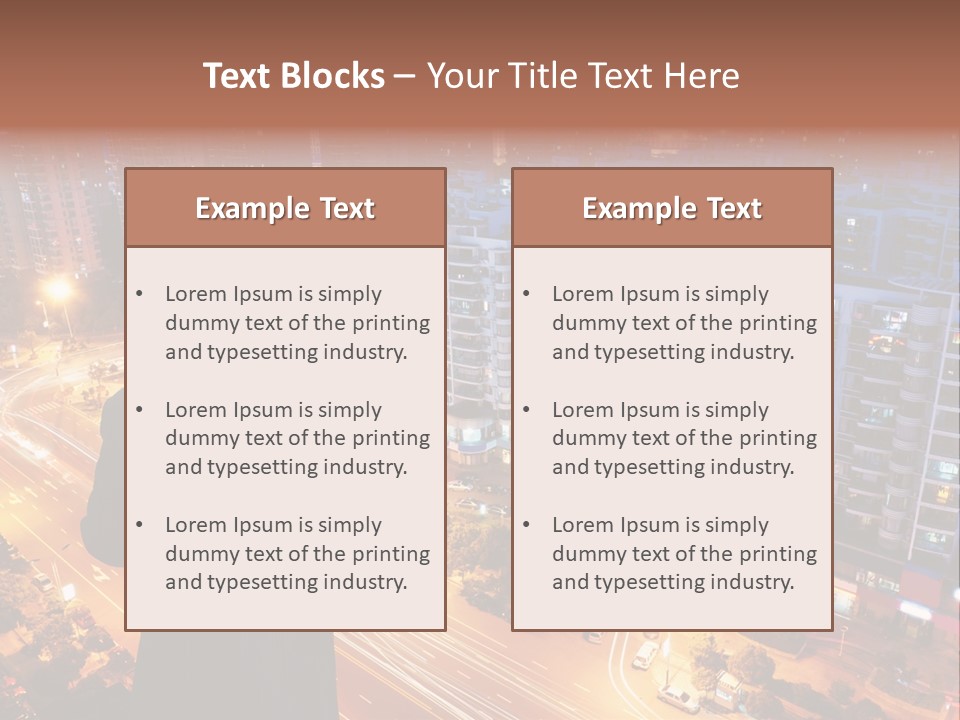 Structure Urban Worker PowerPoint Template
