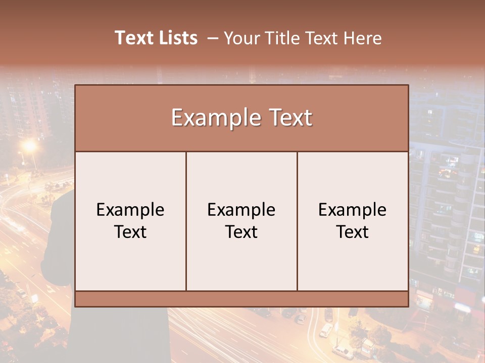 Structure Urban Worker PowerPoint Template