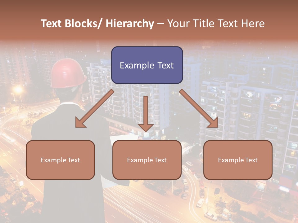 Structure Urban Worker PowerPoint Template