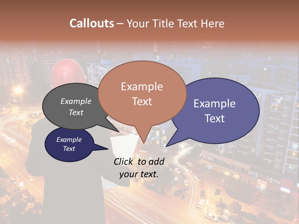 Structure Urban Worker PowerPoint Template
