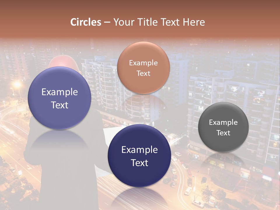 Structure Urban Worker PowerPoint Template