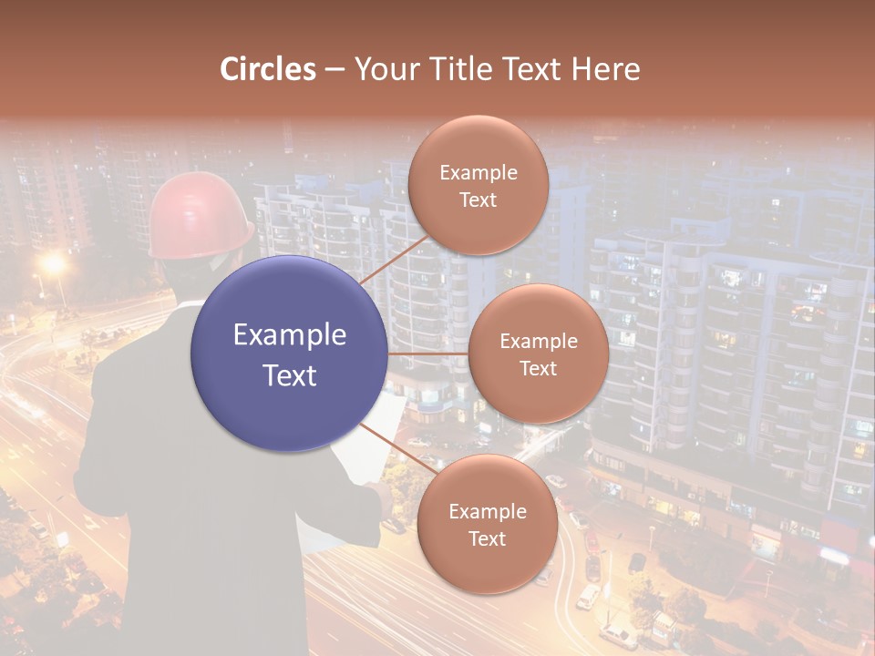Structure Urban Worker PowerPoint Template