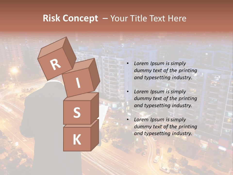 Structure Urban Worker PowerPoint Template