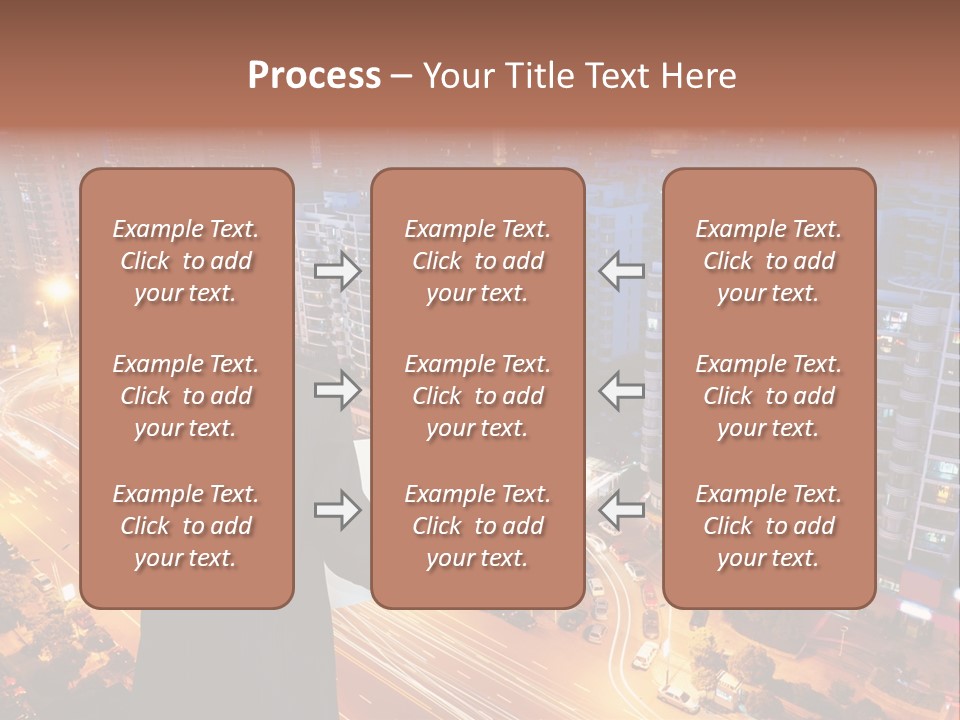 Structure Urban Worker PowerPoint Template