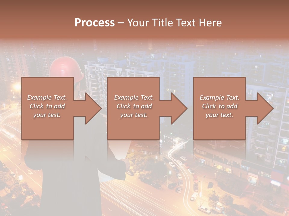 Structure Urban Worker PowerPoint Template
