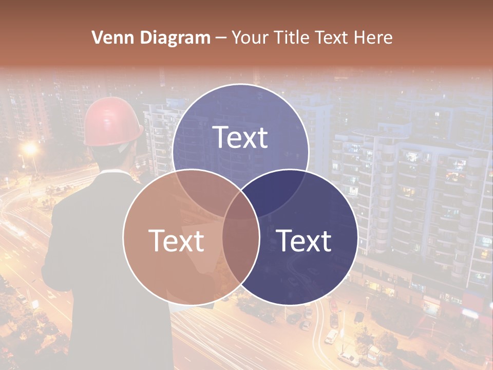 Structure Urban Worker PowerPoint Template