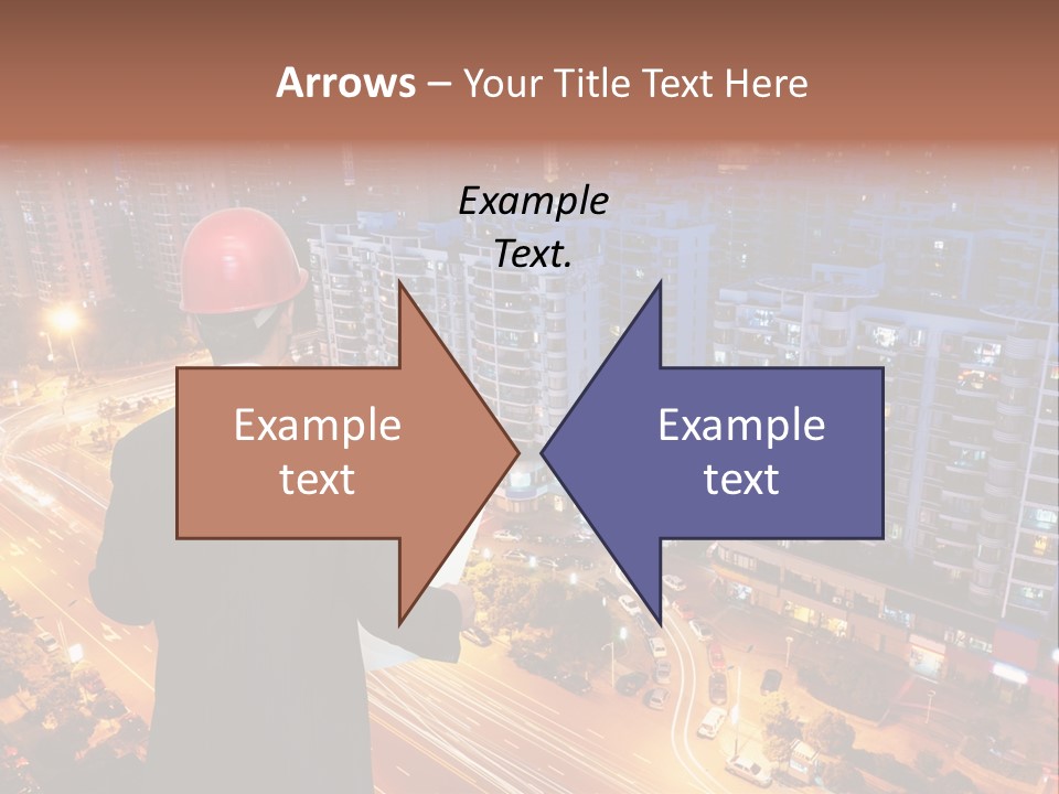 Structure Urban Worker PowerPoint Template