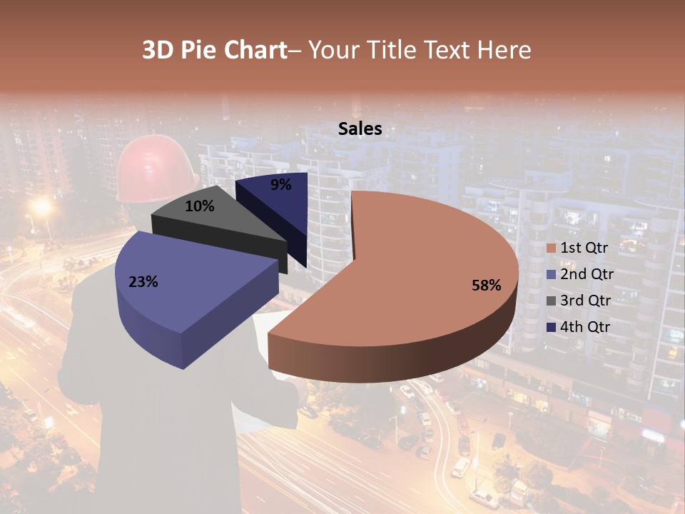 Structure Urban Worker PowerPoint Template