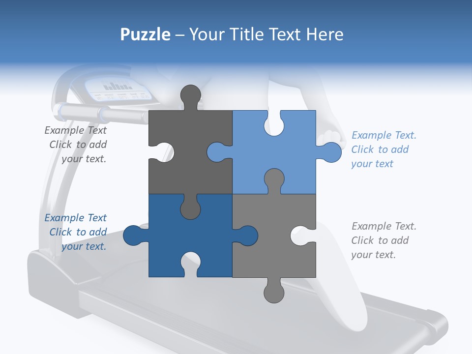 Lifestyle Runner Guy PowerPoint Template