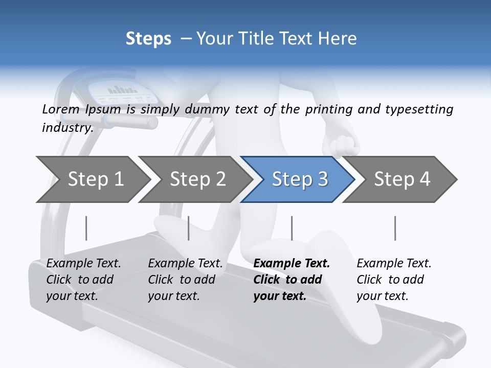 Lifestyle Runner Guy PowerPoint Template