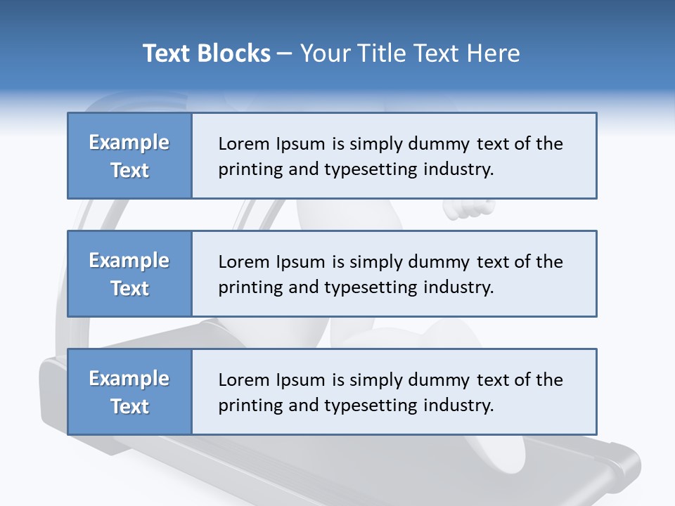 Lifestyle Runner Guy PowerPoint Template