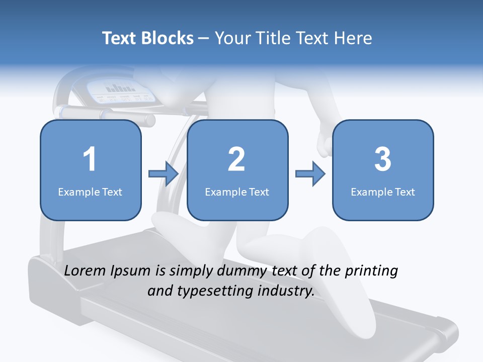 Lifestyle Runner Guy PowerPoint Template