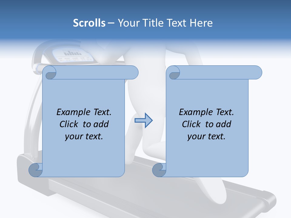 Lifestyle Runner Guy PowerPoint Template