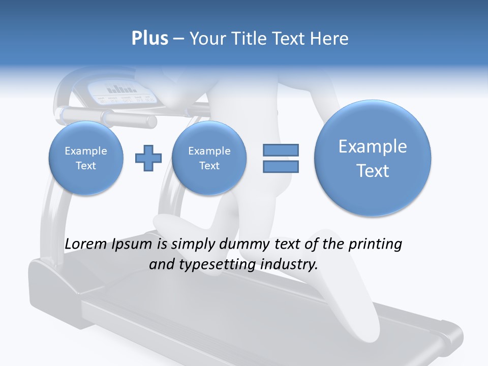 Lifestyle Runner Guy PowerPoint Template